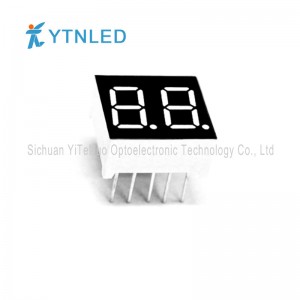 0.36 inch 2 digit red 7 Segment LED display, digital tube