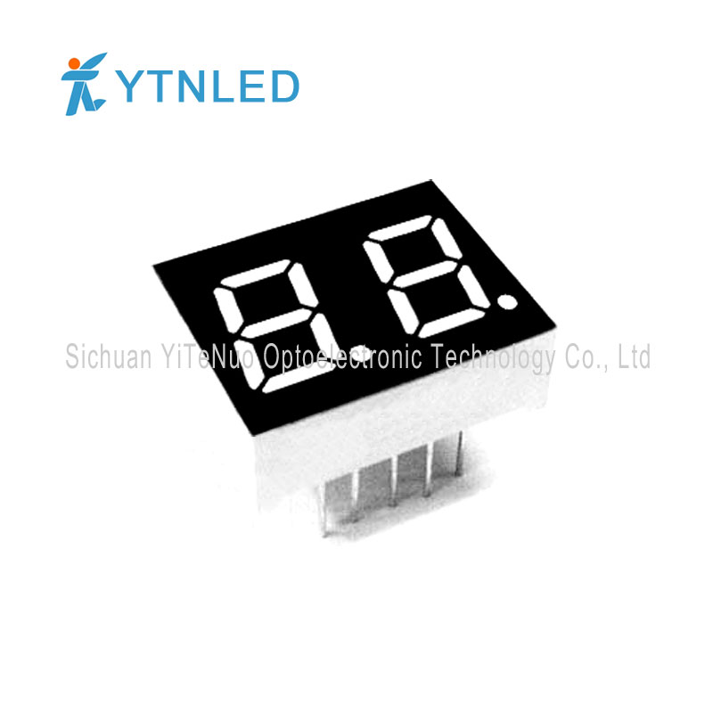 0.4 inch 2 digit red 7 Segment LED display, digital tube