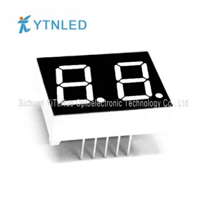 0.5 inch 2 digit red 7 Segment LED display, digital tube