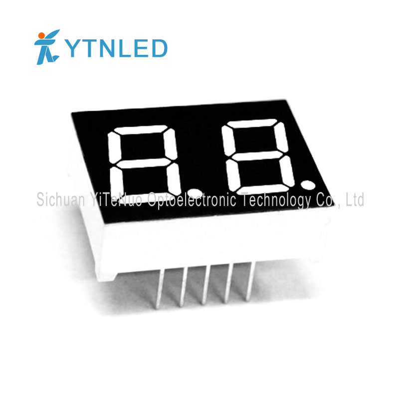 0.5 inch 2 digit red 7 Segment LED display, digital tube