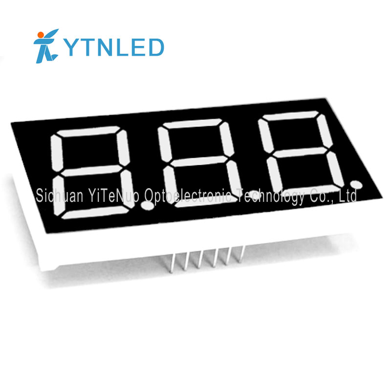 0.8 inch red 3 digit 7 Segment LED display, digital tube